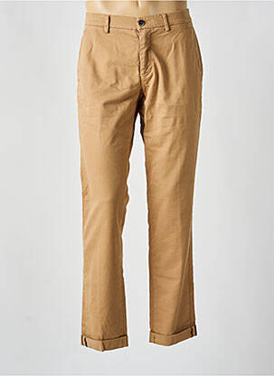 Pantalon chino tissage popeline taille normale marron MASON'S homme