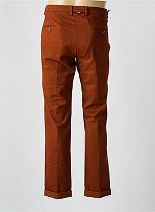 Pantalon chino tissage popeline taille normale orange fonce MASON'S homme