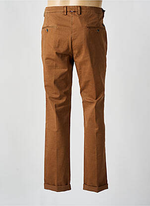 Pantalon chino tissage popeline taille normale marron fonce MASON'S homme