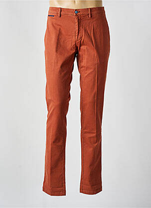 Pantalon chino tissage popeline taille normale orange MASON'S homme