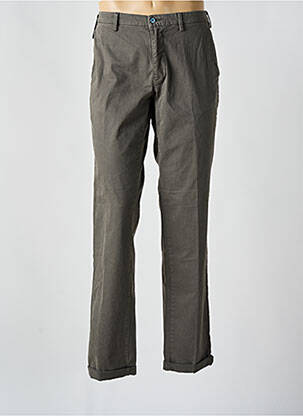 Pantalon chino tissage popeline taille normale vert MASON'S homme