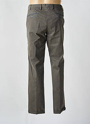 Pantalon chino tissage popeline taille normale vert MASON'S homme