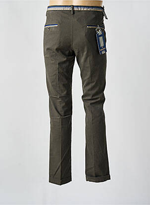 Pantalon chino tissage popeline taille normale vert MASON'S homme