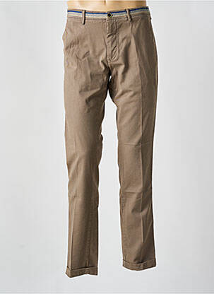 Pantalon chino tissage popeline taille normale marron MASON'S homme