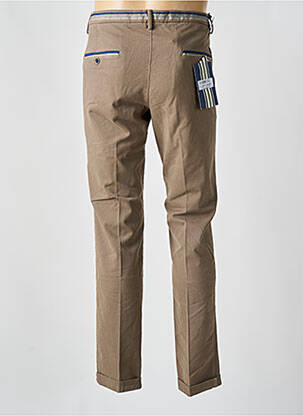 Pantalon chino tissage popeline taille normale marron MASON'S homme