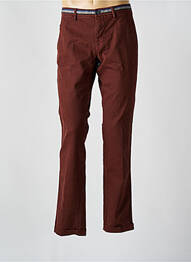 Pantalon chino tissage popeline taille normale rouge MASON'S homme