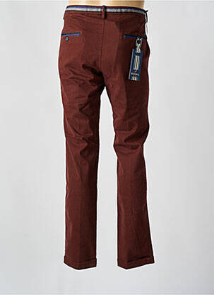 Pantalon chino tissage popeline taille normale rouge MASON'S homme