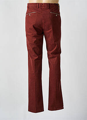 Pantalon chino tissage popeline taille normale orange MASON'S homme