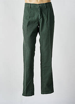 Pantalon chino tissage chiné taille normale vert MASON'S homme
