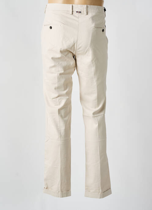 Pantalon chino tissage popeline taille normale beige MASON'S homme