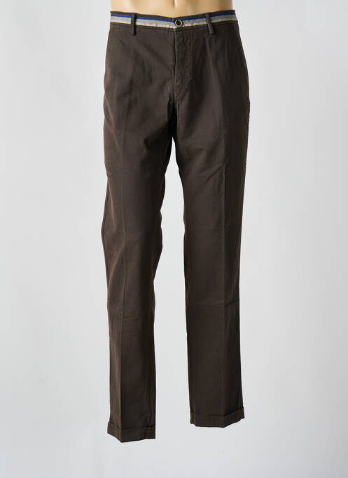 Pantalon chino marron fonce MASON'S pour homme