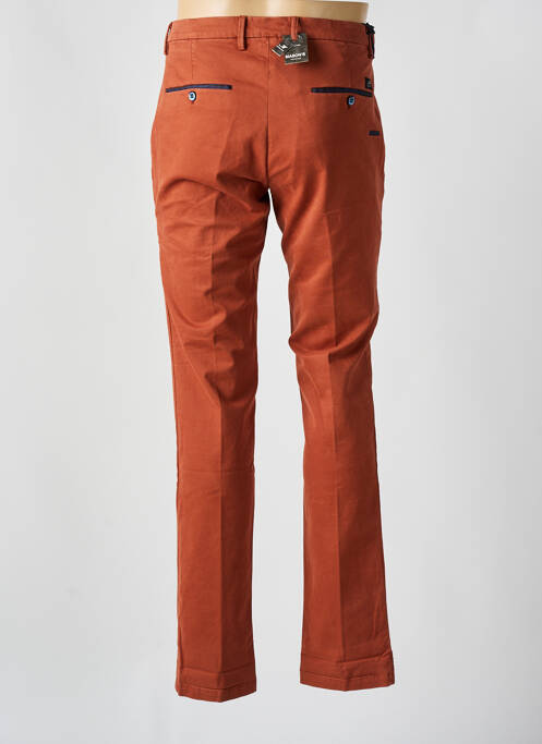 Pantalon chino orange MASON'S pour homme