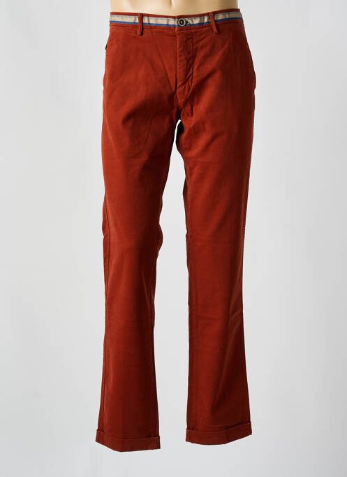 Pantalon chino orange MASON'S pour homme