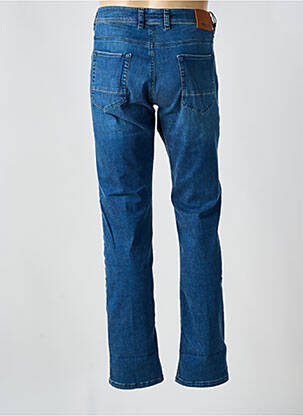 Jeans coupe droite fermeture zippée sous rabat boutonné taille normale bleu MASON'S homme