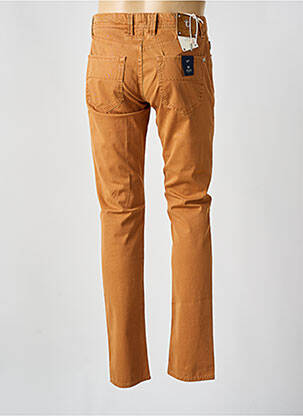 Pantalon slim fermeture zippée sous rabat boutonné beige TRAMAROSSA homme
