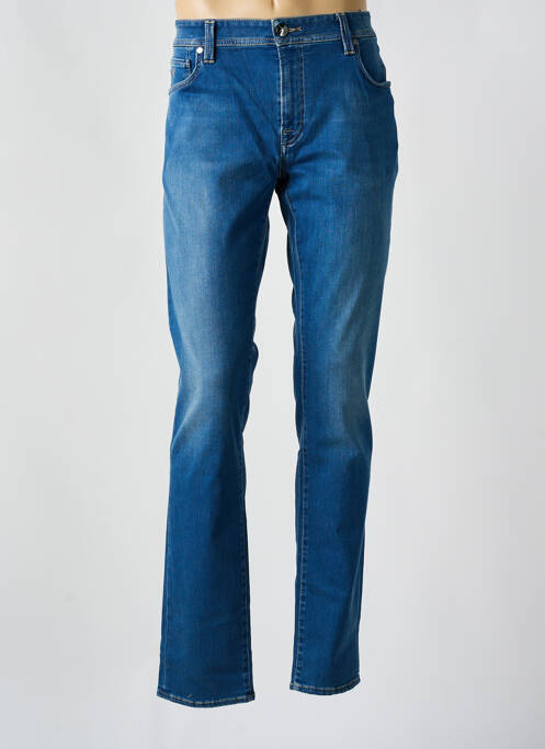 Jeans coupe slim bleu TRAMAROSSA pour homme