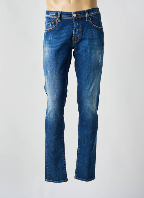 Jeans coupe slim bleu TRAMAROSSA pour homme