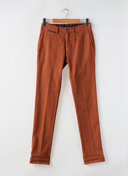 Pantalon chino orange MASON'S pour homme