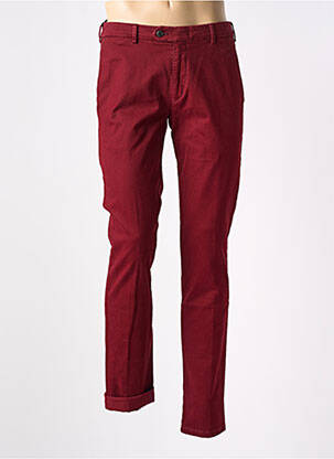 Pantalon chino stretch taille normale rouge MMX homme