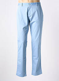 Pantalon chino tissage chiné taille basse bleu ROY ROBSON homme