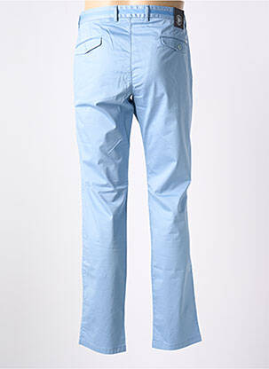 Pantalon chino tissage chiné taille basse bleu ROY ROBSON homme