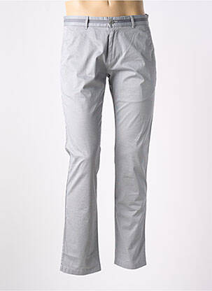 Pantalon chino tissage chiné taille basse gris ROY ROBSON homme