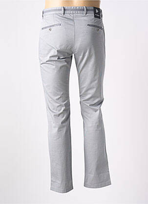 Pantalon chino tissage chiné taille basse gris ROY ROBSON homme