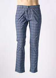 Pantalon chino imprimé imprimé prince de galle taille normale bleu ROY ROBSON homme