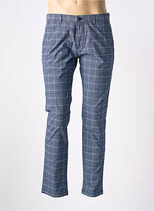 Pantalon chino imprimé imprimé prince de galle taille normale bleu ROY ROBSON homme