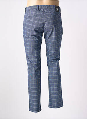 Pantalon chino imprimé imprimé prince de galle taille normale bleu ROY ROBSON homme