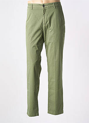 Pantalon chino tissage popeline taille normale vert HUGO BOSS homme