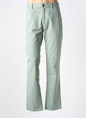 Pantalon chino tissage popeline taille normale vert HUGO BOSS homme