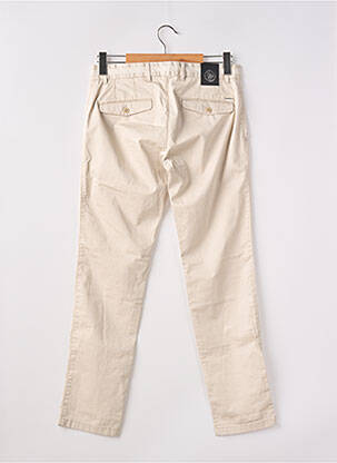 Pantalon chino fermeture zippée sous rabat boutonné taille normale beige ROY ROBSON femme