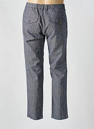 Pantalon droit tissage chiné taille normale bleu BOB homme