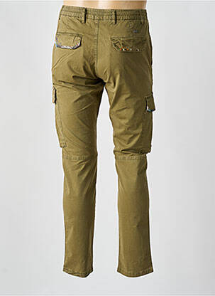 Pantalon cargo taille élastique taille basse vert BOB homme