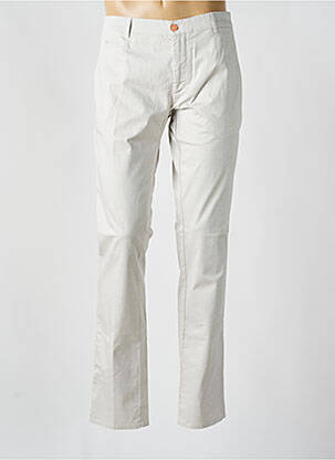 Pantalon chino imprimé imprimé prince de galle taille normale beige PANAMA homme