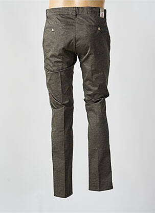 Pantalon chino imprimé imprimé prince de galle taille normale marron PANAMA homme