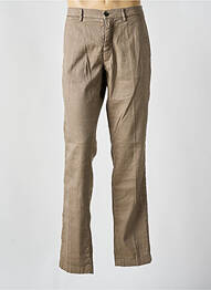 Pantalon chino poches taille normale marron MASON'S homme