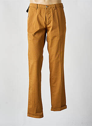 Pantalon chino tissage popeline taille normale jaune MASON'S homme