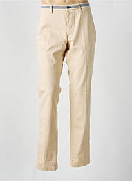 Pantalon chino tissage popeline taille normale beige MASON'S homme