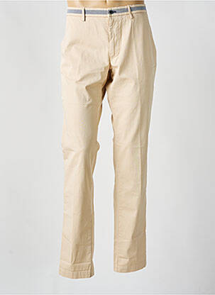 Pantalon chino tissage popeline taille normale beige MASON'S homme