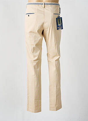 Pantalon chino tissage popeline taille normale beige MASON'S homme