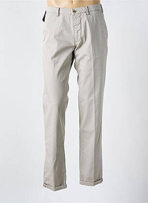 Pantalon chino tissage popeline taille normale gris MASON'S homme