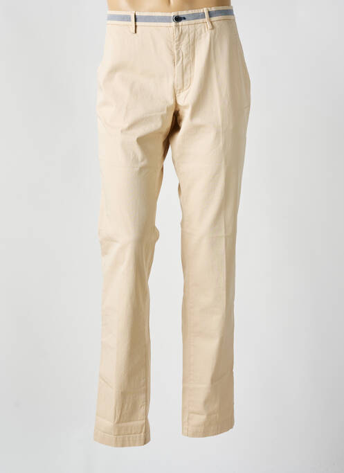 Pantalon chino tissage popeline taille normale beige MASON'S homme