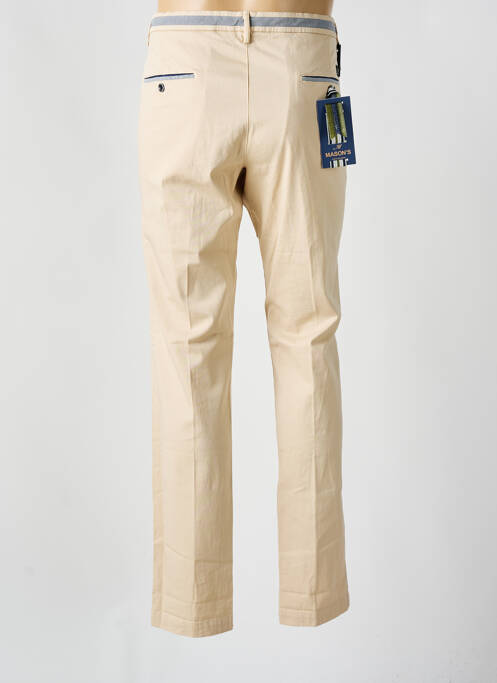 Pantalon chino tissage popeline taille normale beige MASON'S homme