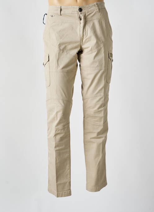 Pantalon cargo beige AERONAUTICA pour homme