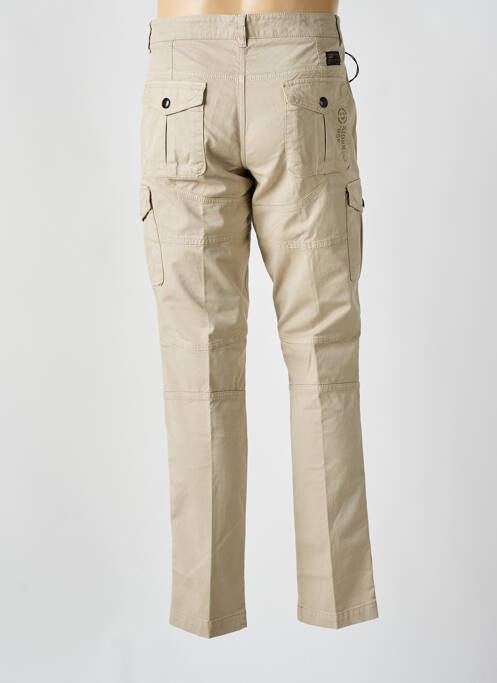 Pantalon cargo beige AERONAUTICA pour homme