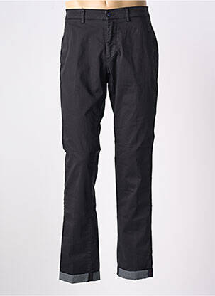 Pantalon chino tissage popeline taille normale noir MASON'S homme