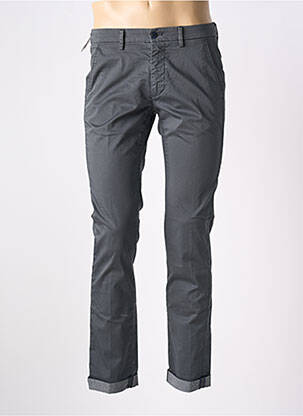 Pantalon chino tissage popeline taille normale gris MASON'S homme