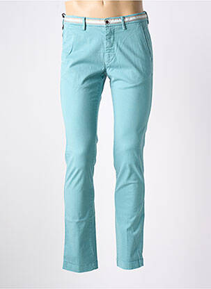 Pantalon chino stretch taille normale bleu MASON'S homme